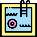 sports and competition,swimming pool,summer,water,children,ladder